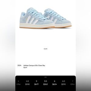 Adidas Campus 00s “Clear Sky Gum”